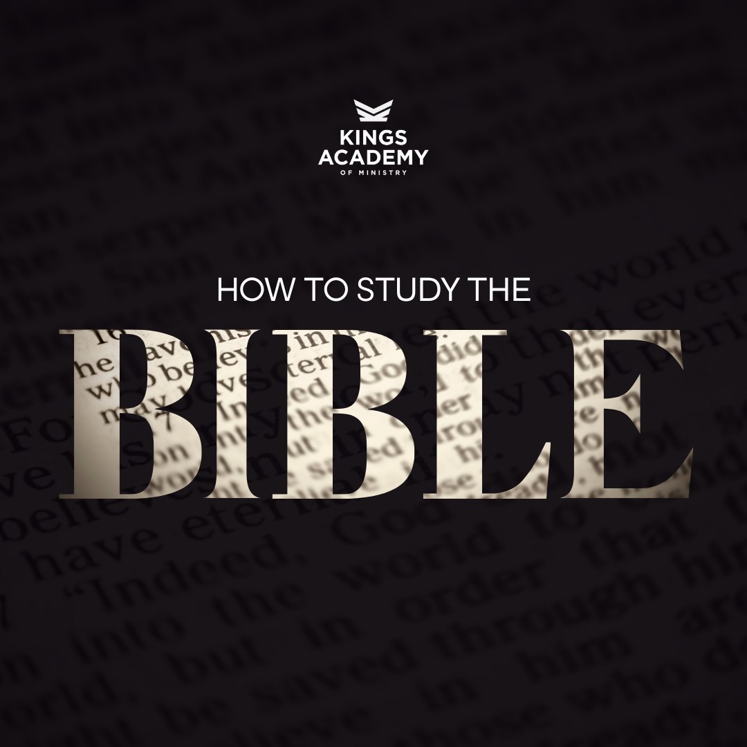 KCA 103 How to Study the Bible (MAP 2025-2026)